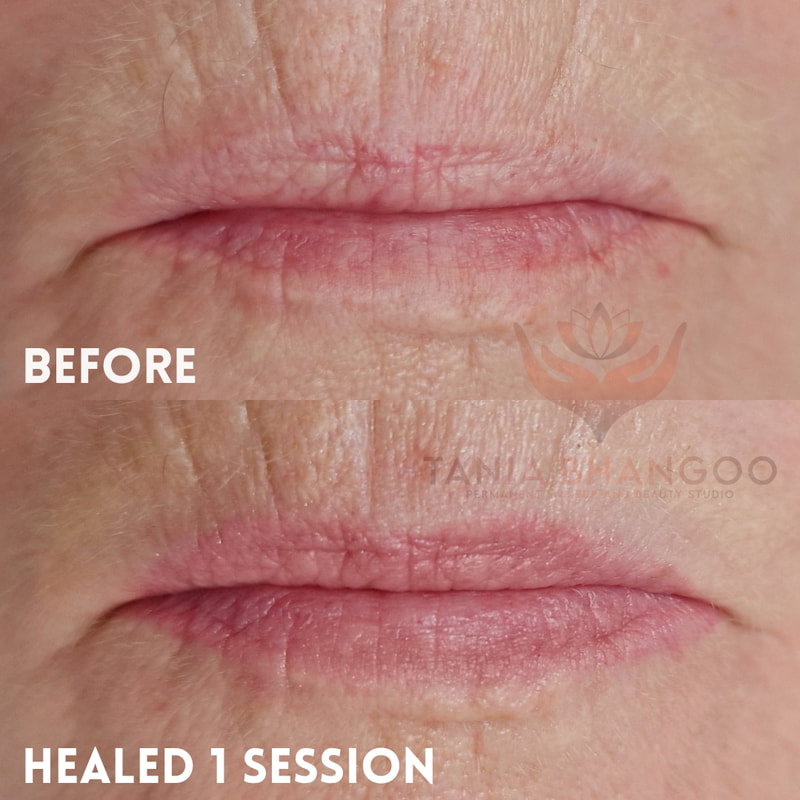 lip blush mature skin before and after